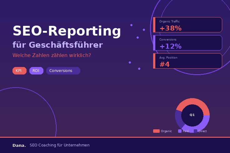 SEO-Reporting für Geschäftsführer: Welche Zahlen zählen wirklich?