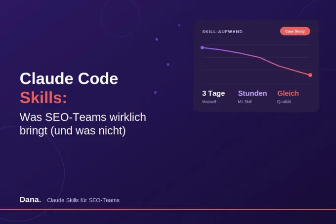 Claude Code Skills: Was SEO-Teams wirklich bringt (und was nicht)