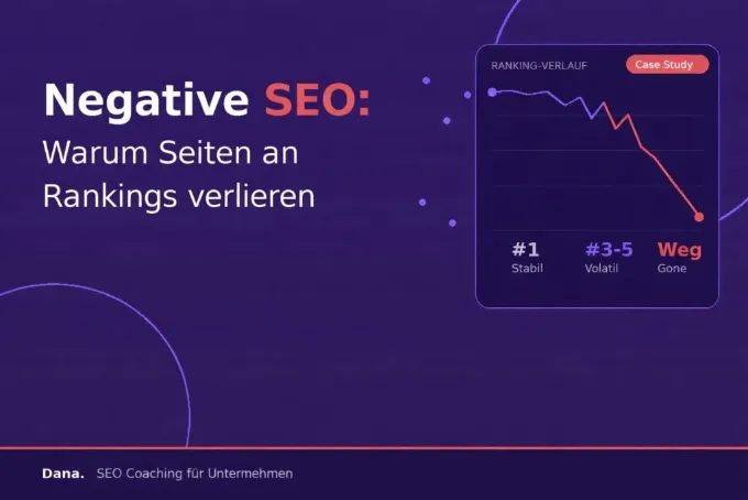 Negative SEO: Warum Seiten an Rankings verlieren